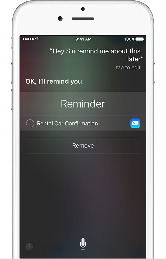 siri add reminder to list