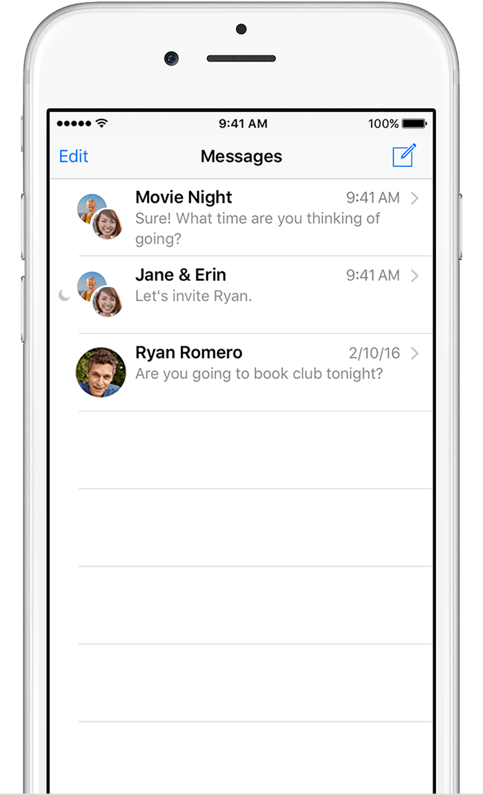 Send a group message on your iPhone, iPad, or iPod touch ...