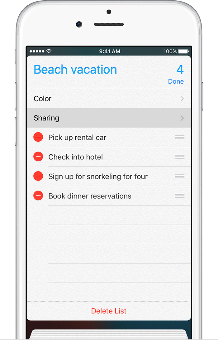 Use Reminders on your iPhone, iPad, or iPod touch - Apple Support