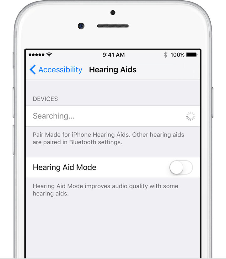 Use Made for iPhone hearing aids - Apple Support