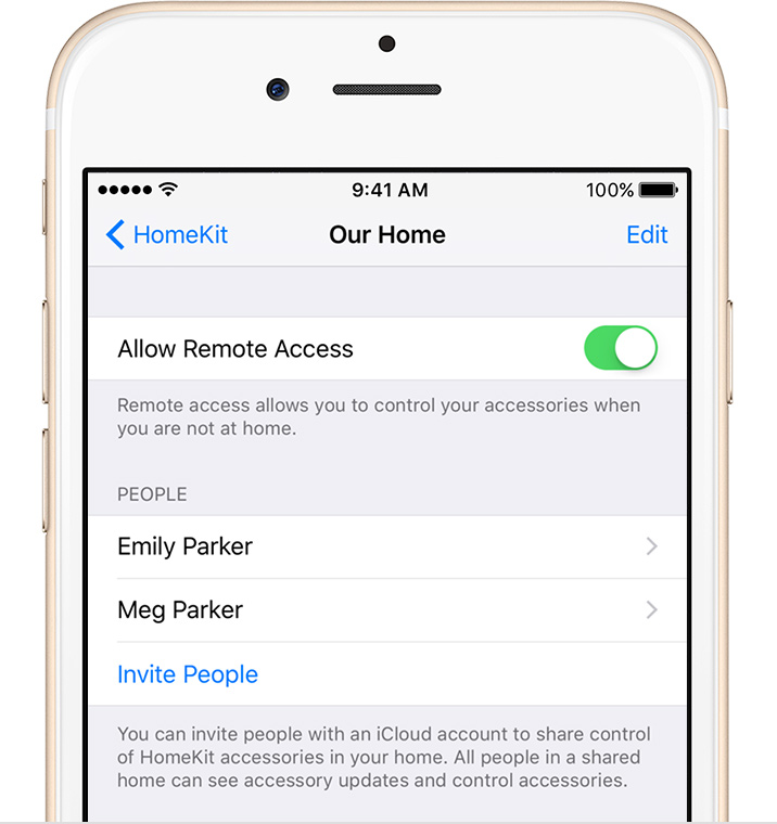 Use HomeKitenabled accessories with your iPhone, iPad, and iPod touch