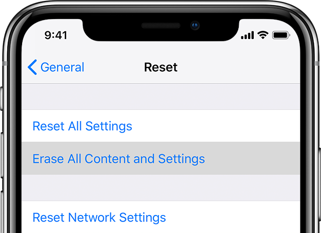 verzion help in resetting iphone passcode and restoring data