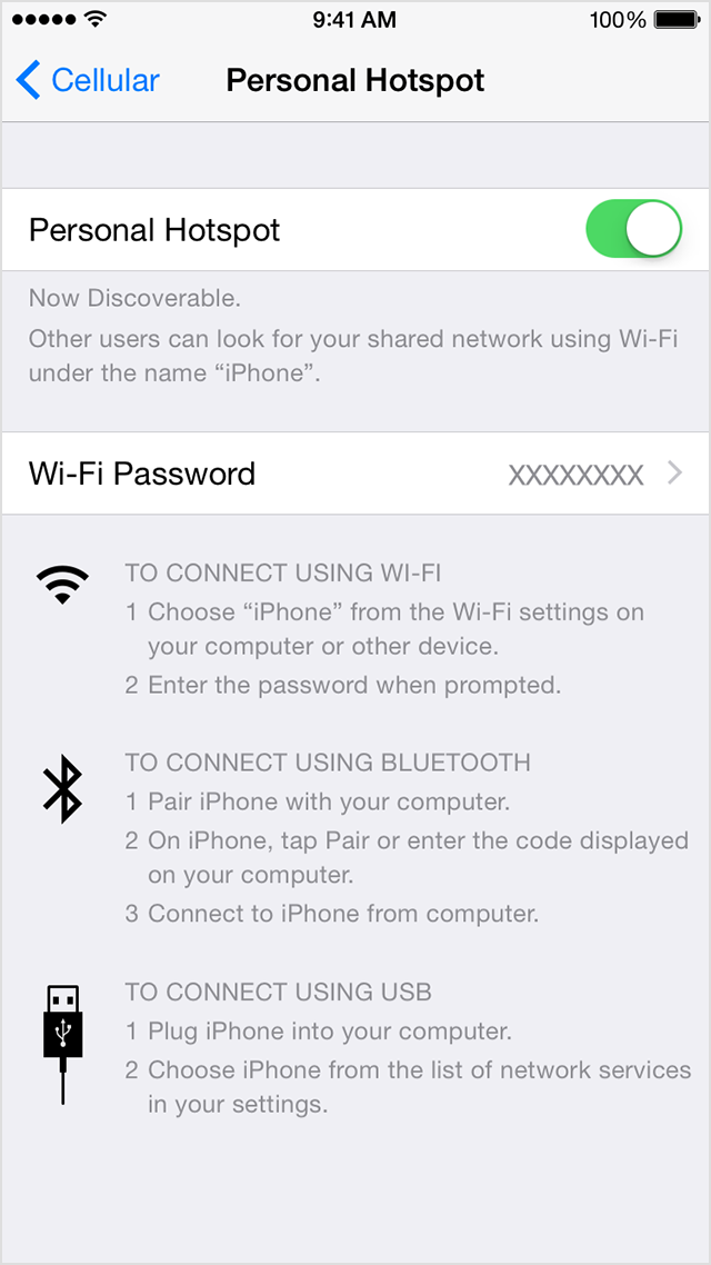 how to set up personal hotspot on iphone 4s sprint