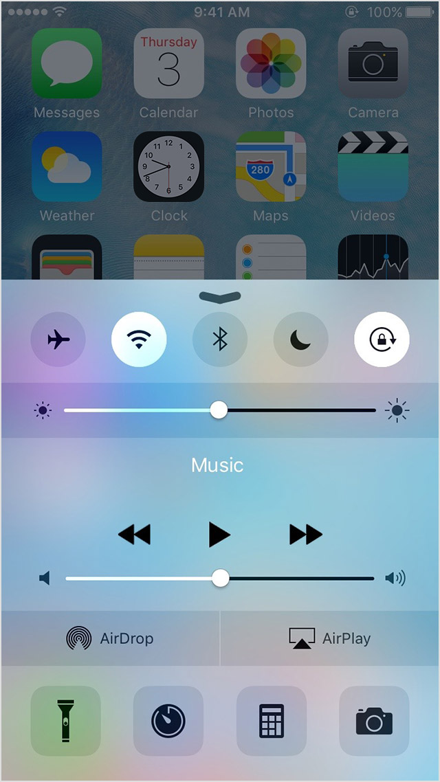 How to unlock screen rotation on iphone 6s