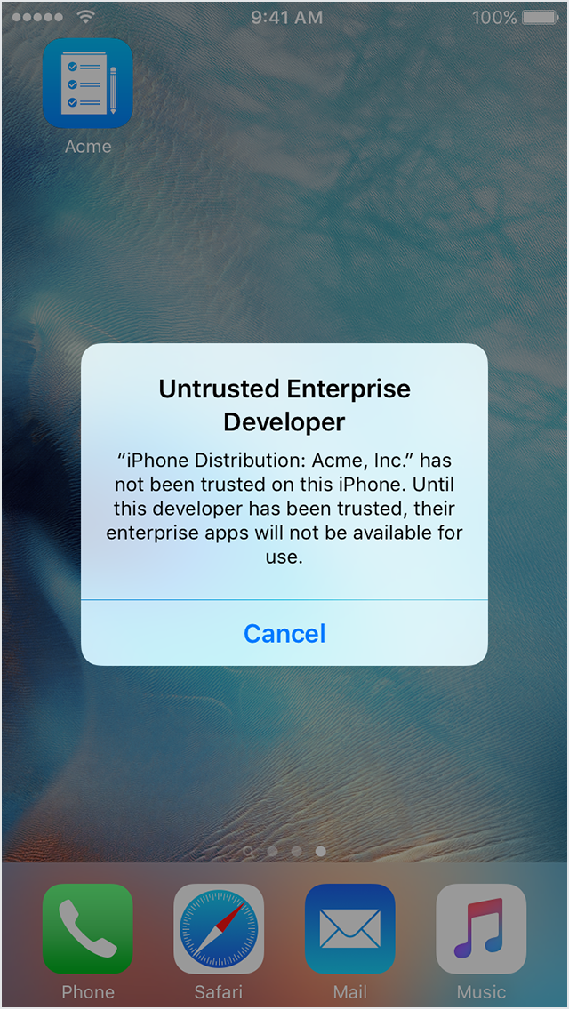 Install Custom Enterprise Apps On Ios Apple Support