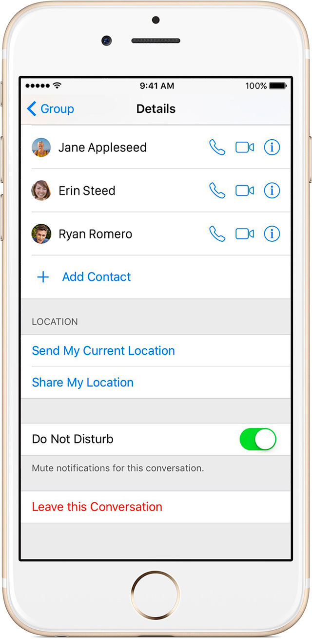how to stop group messaging on iphone