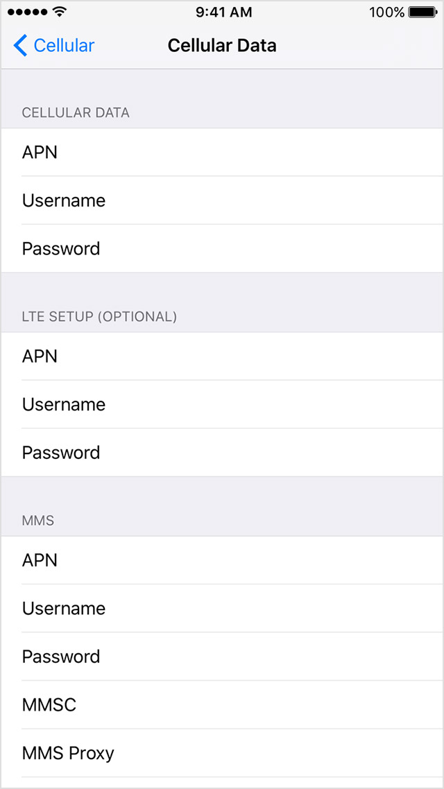 APN setting | b-mobile PAYG Data SIM