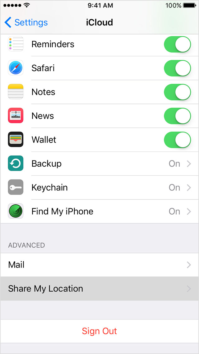 Family Sharing and location Apple Support