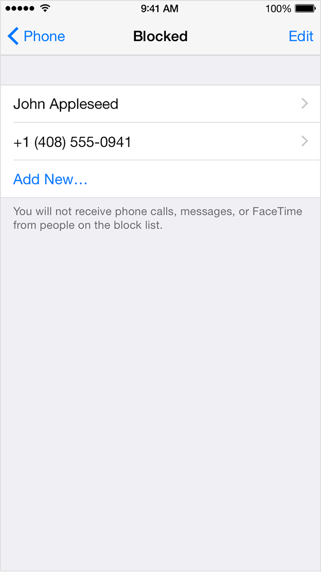 How to block a number on iOS