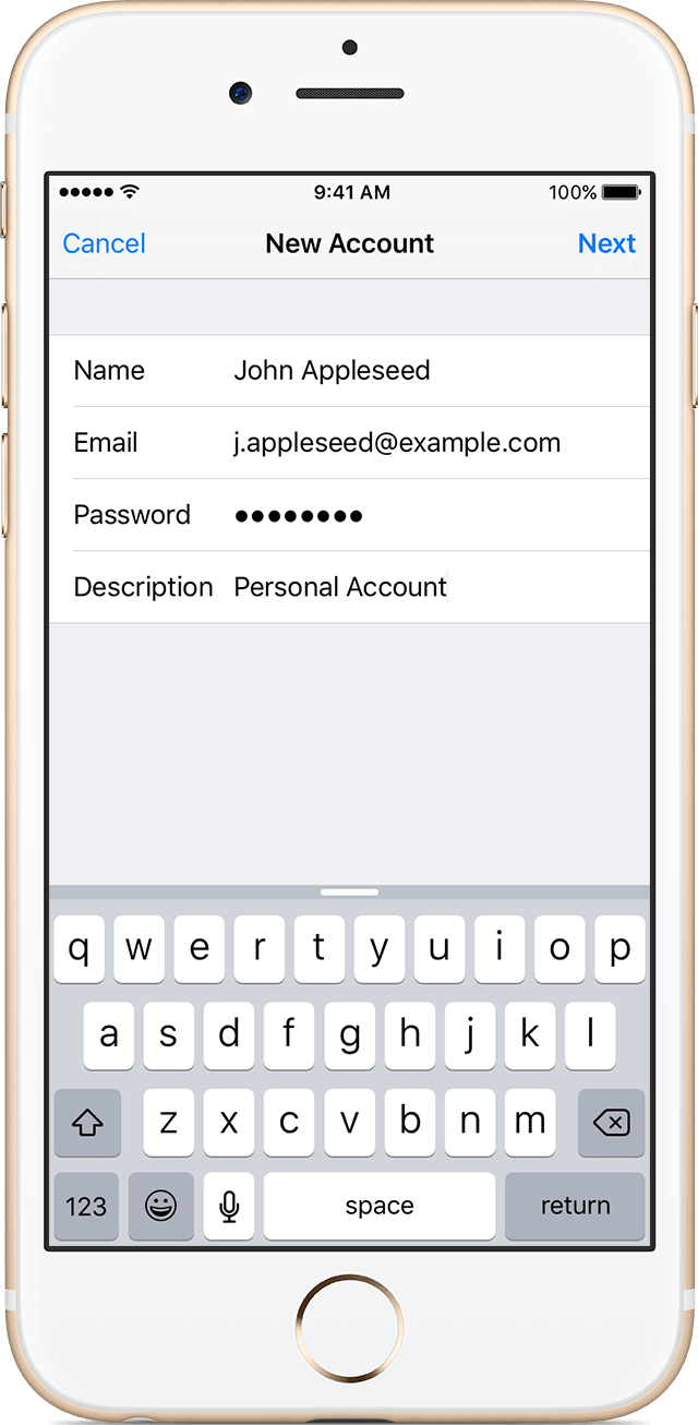 Unable To Add New Mail Account To Iphone Apple Community