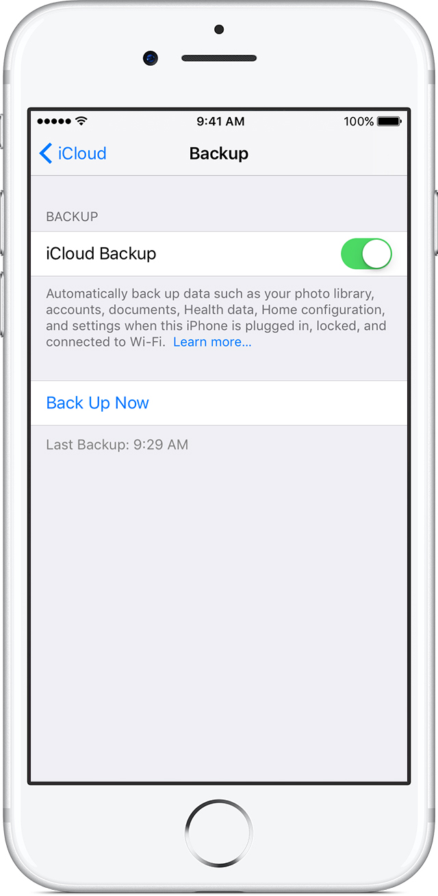 How to back up your iPhone, iPad, and iPod touch - Apple Support