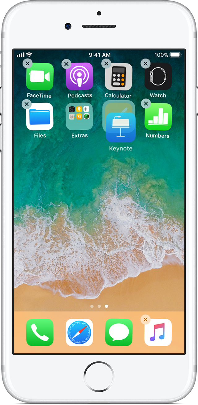 How To Move And Delete Apps On An iPhone 7 With 3D Touch