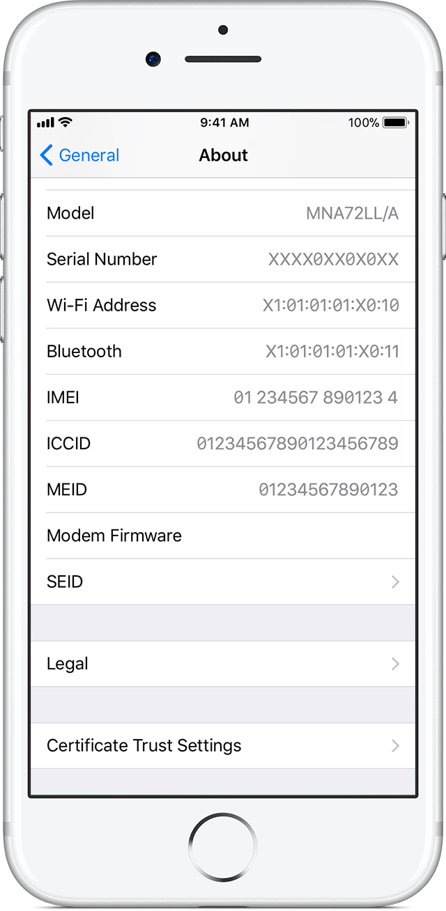 Find the serial number or IMEI on your iPhone, iPad or iPod touch ...