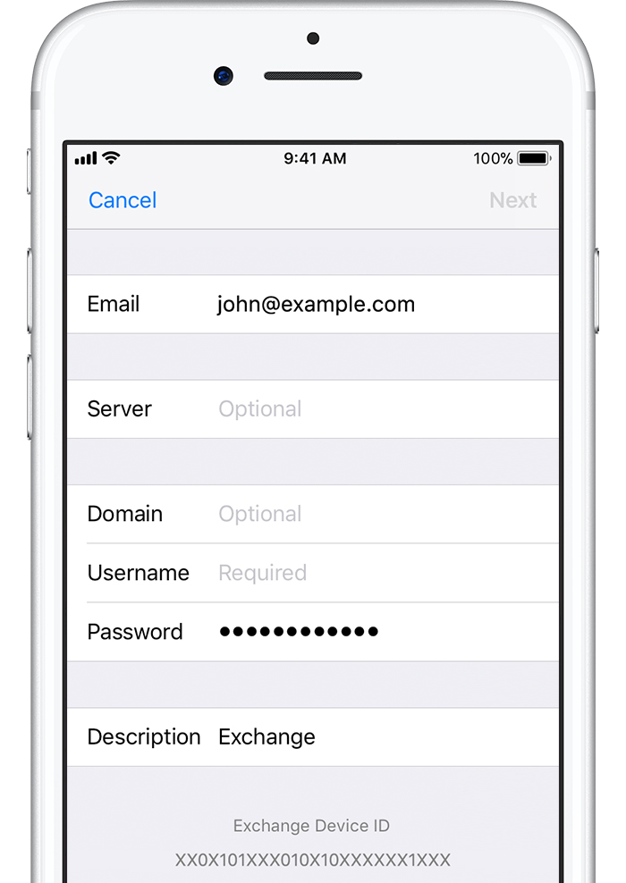 mobile safari exchange activesync