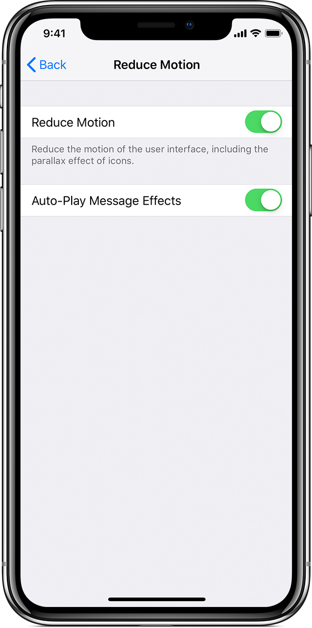 Reduce Screen Motion On Your Iphone Ipad Or Ipod Touch Apple Support