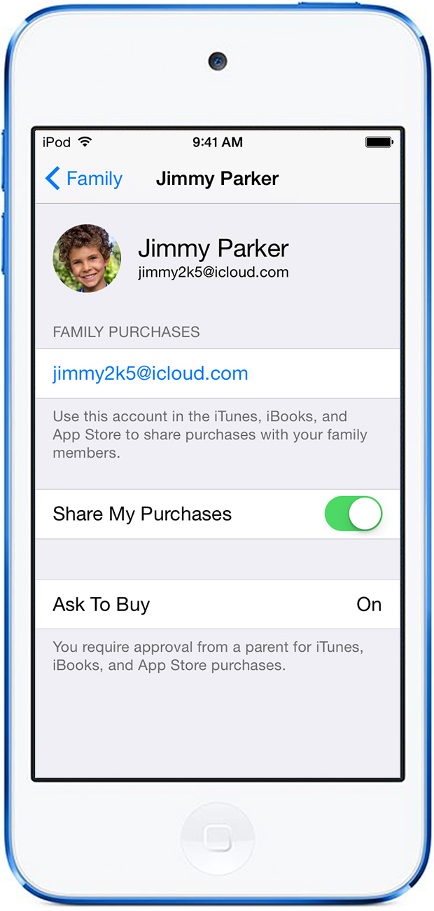 Use your own Apple ID for Family Sharing - Apple Support