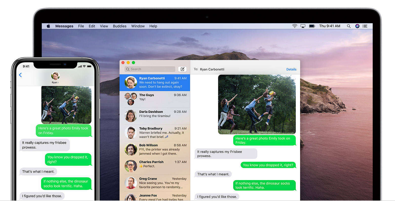 mac app for texting to apple and android