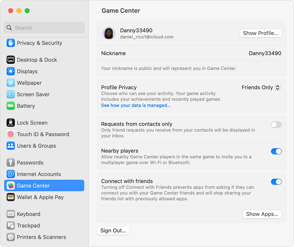 Use Game Center to play with friends - Apple Support