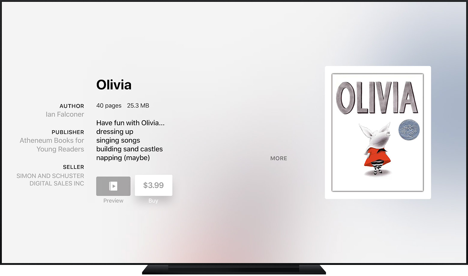 Read Along With Ibooks Storytime On Apple Tv Apple Support