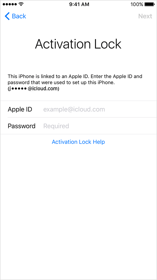 apple iphone activation lock removal