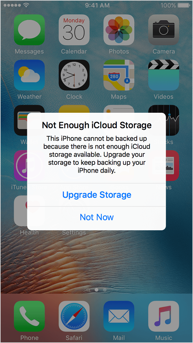 If iCloud Backup couldn’t be completed or you can’t restore - Apple Support