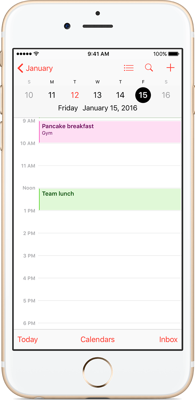 How To Put Appointments In Iphone Calendar Time Table
