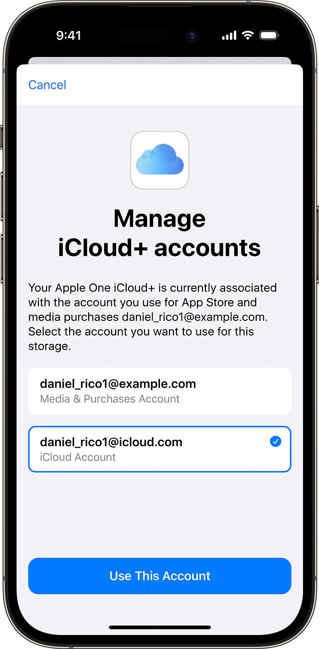 If You Subscribe To Apple One And Use A Different Apple ID For ICloud