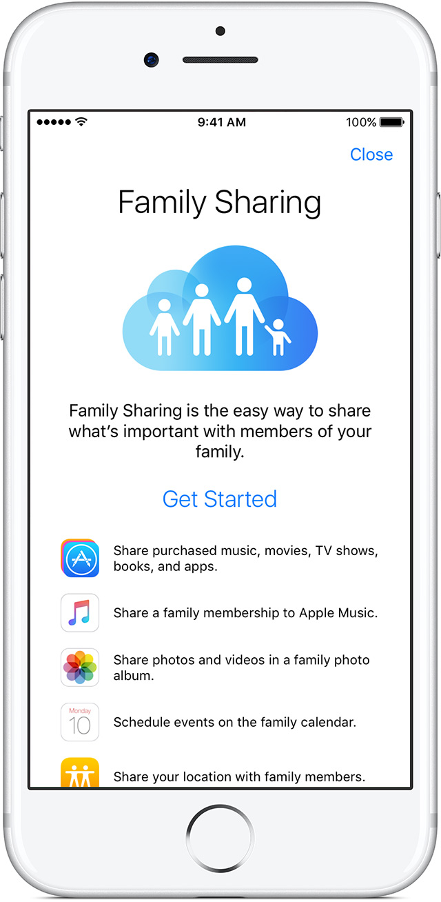 Family Sharing - Apple Support