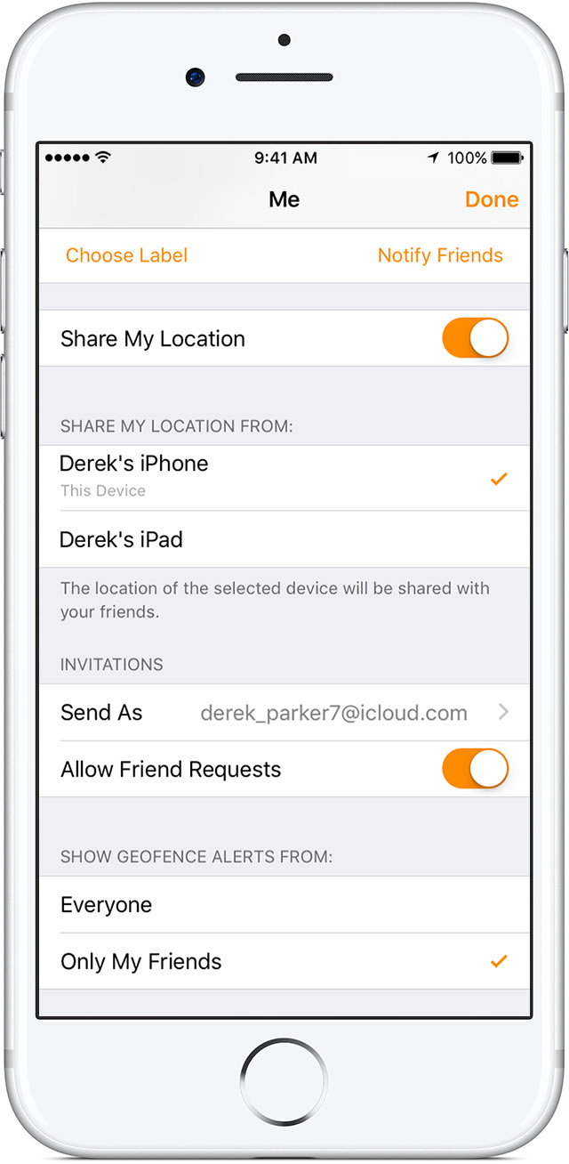 About Find My Friends - Apple Support