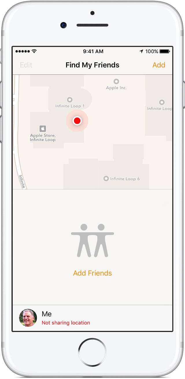 how to find friends location on iphone