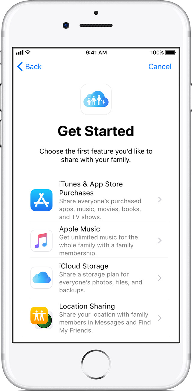 How To Share iCloud Storage With Family 3