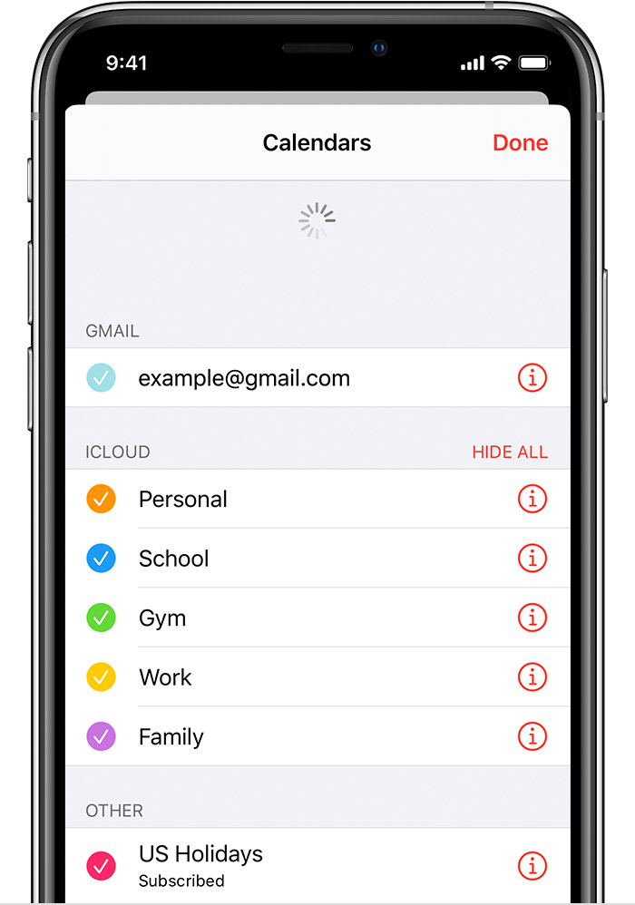 If Your Icloud Contacts Calendars Or Reminders Won T Sync Apple Support Au
