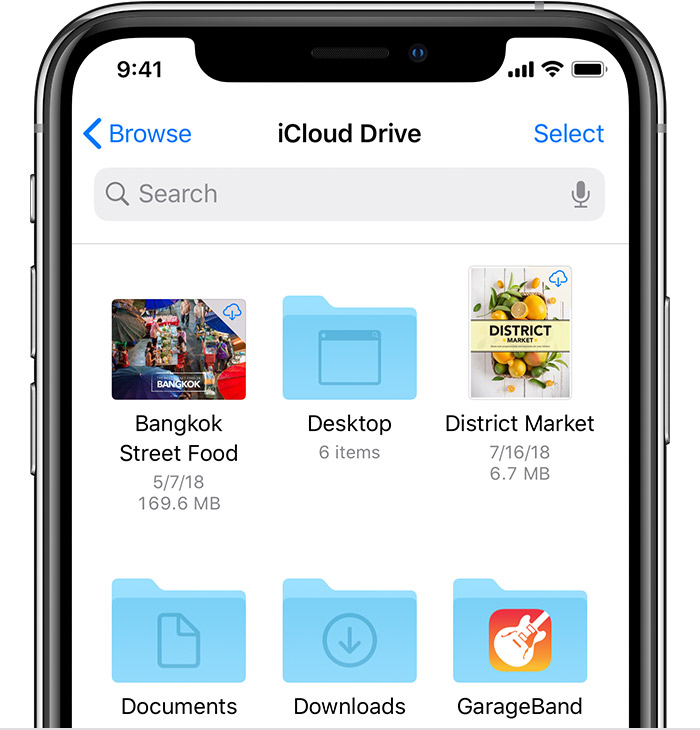 sync folders pro icloud