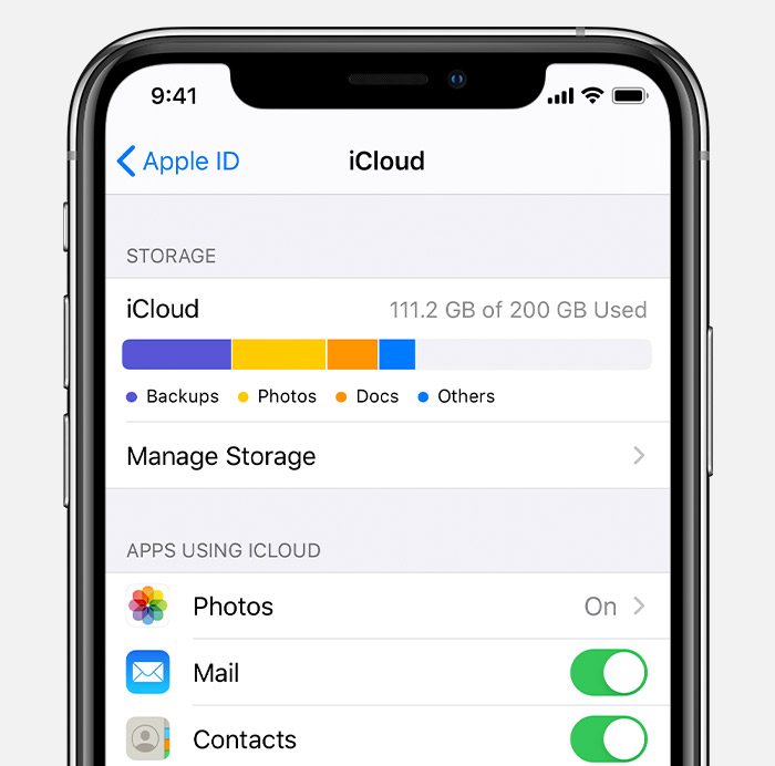 Set up iCloud on your iPhone, iPad, or iPod touch - Apple Support