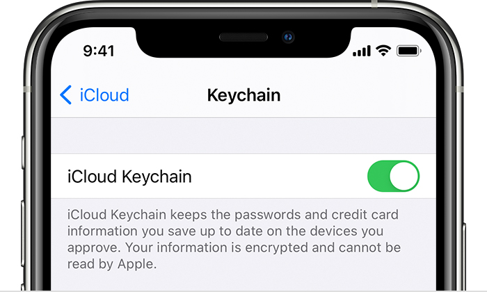 Icloud キーチェーンを設定する Apple サポート