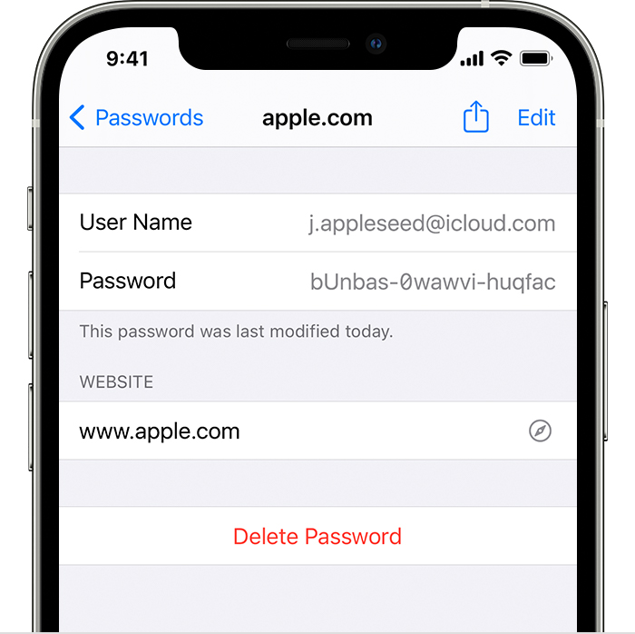 How To Find Saved Passwords On Your IPhone Apple Support IE 