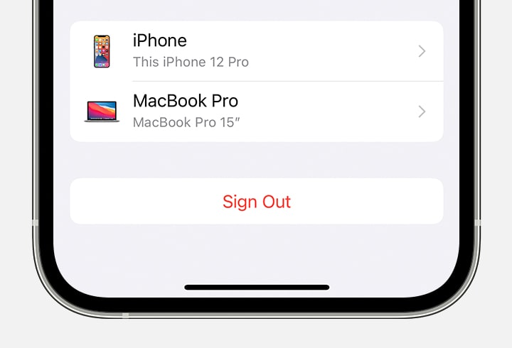 how to log out of email on iphone