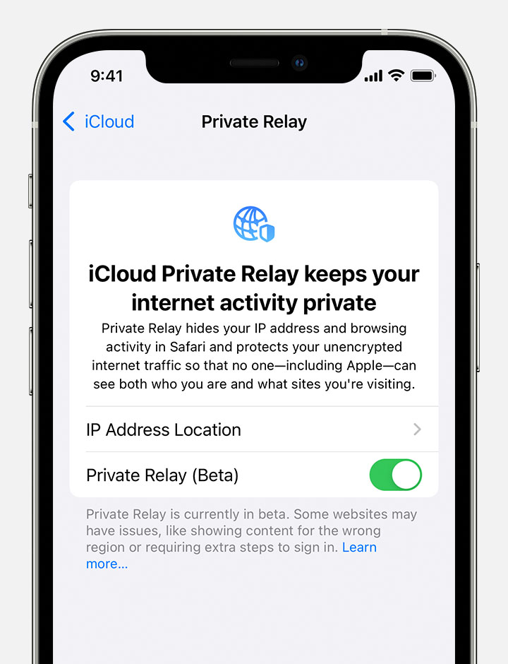 Как отключить apple private relay