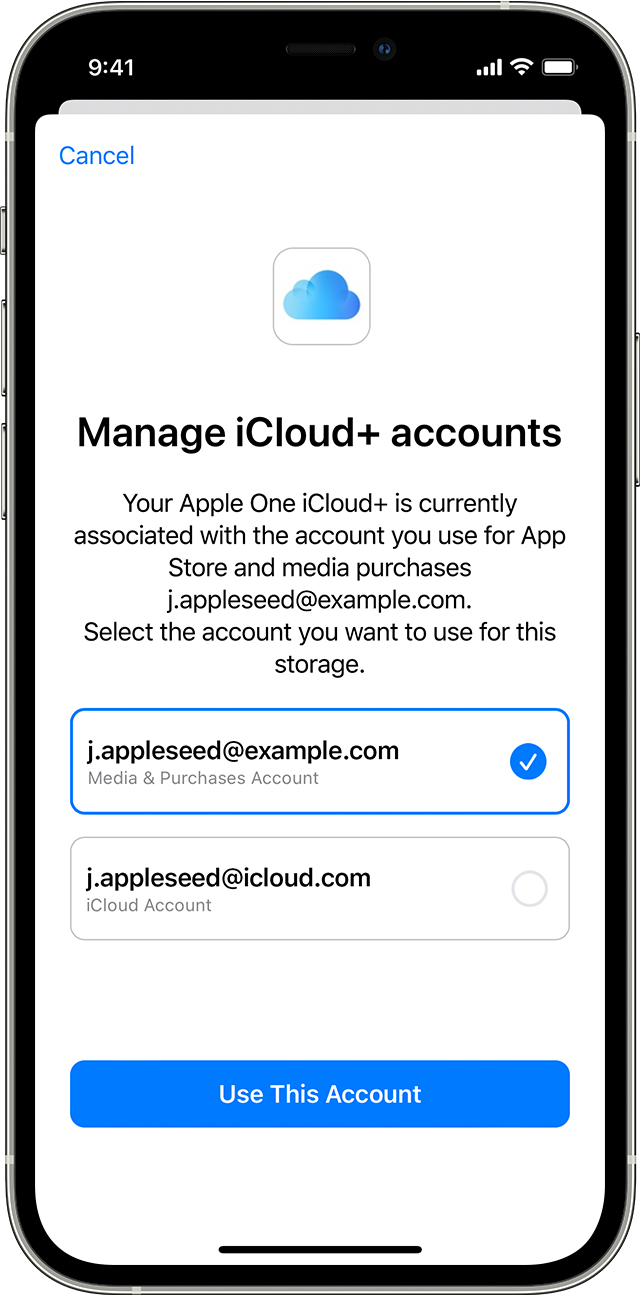 If You Subscribe To Apple One And Use A Different Apple ID For ICloud