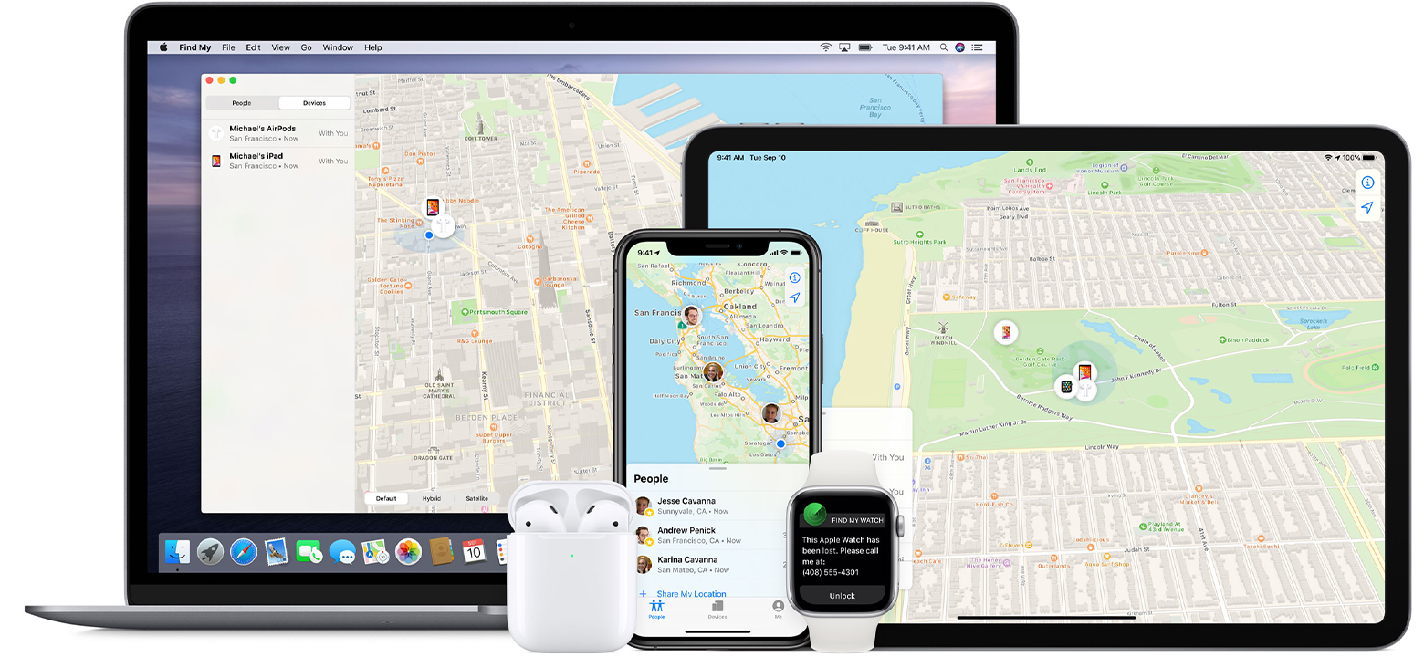 Use The Find My App To Locate A Lost Or Stolen Device Apple Support