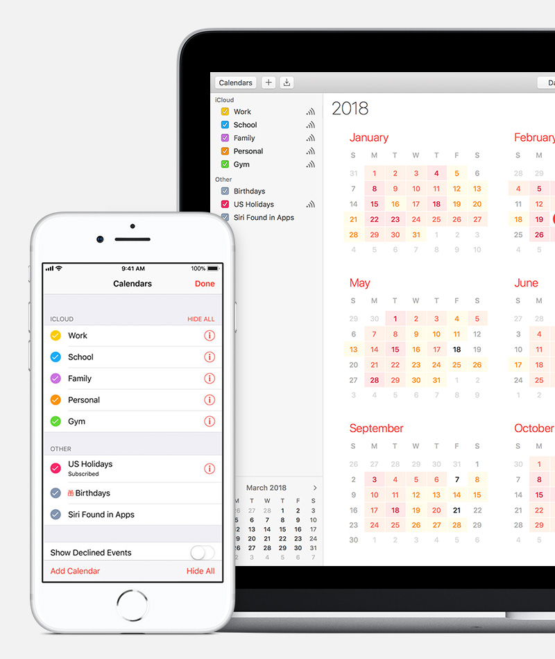 About holiday calendars on iOS and macOS Apple Support