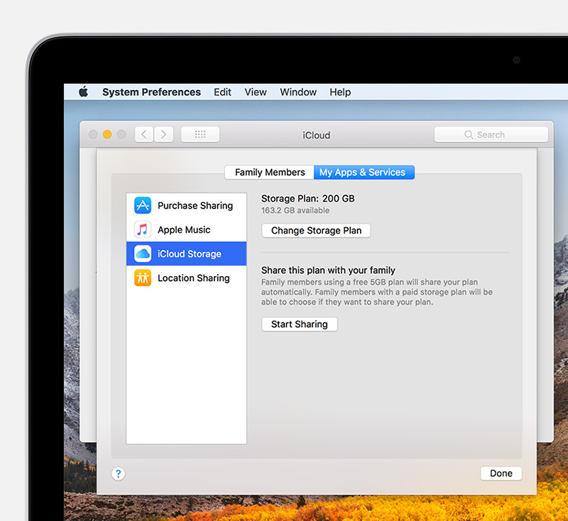 How To Share iCloud Storage With Family 2