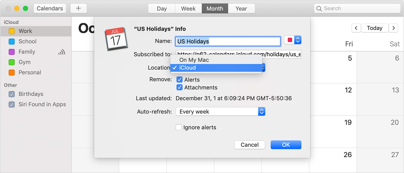 outlook for mac ics import calendar