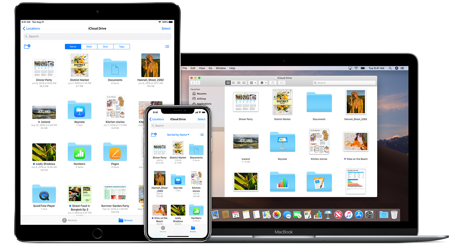 como sincronizar icloud drive con mac