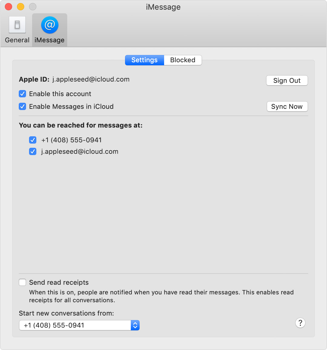 send text from macbook pro