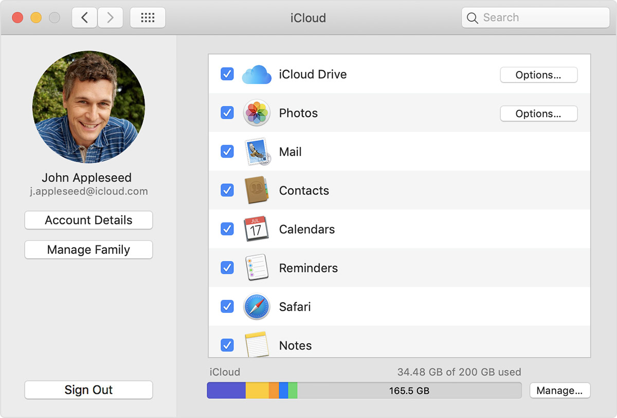 icloud drive app for mac