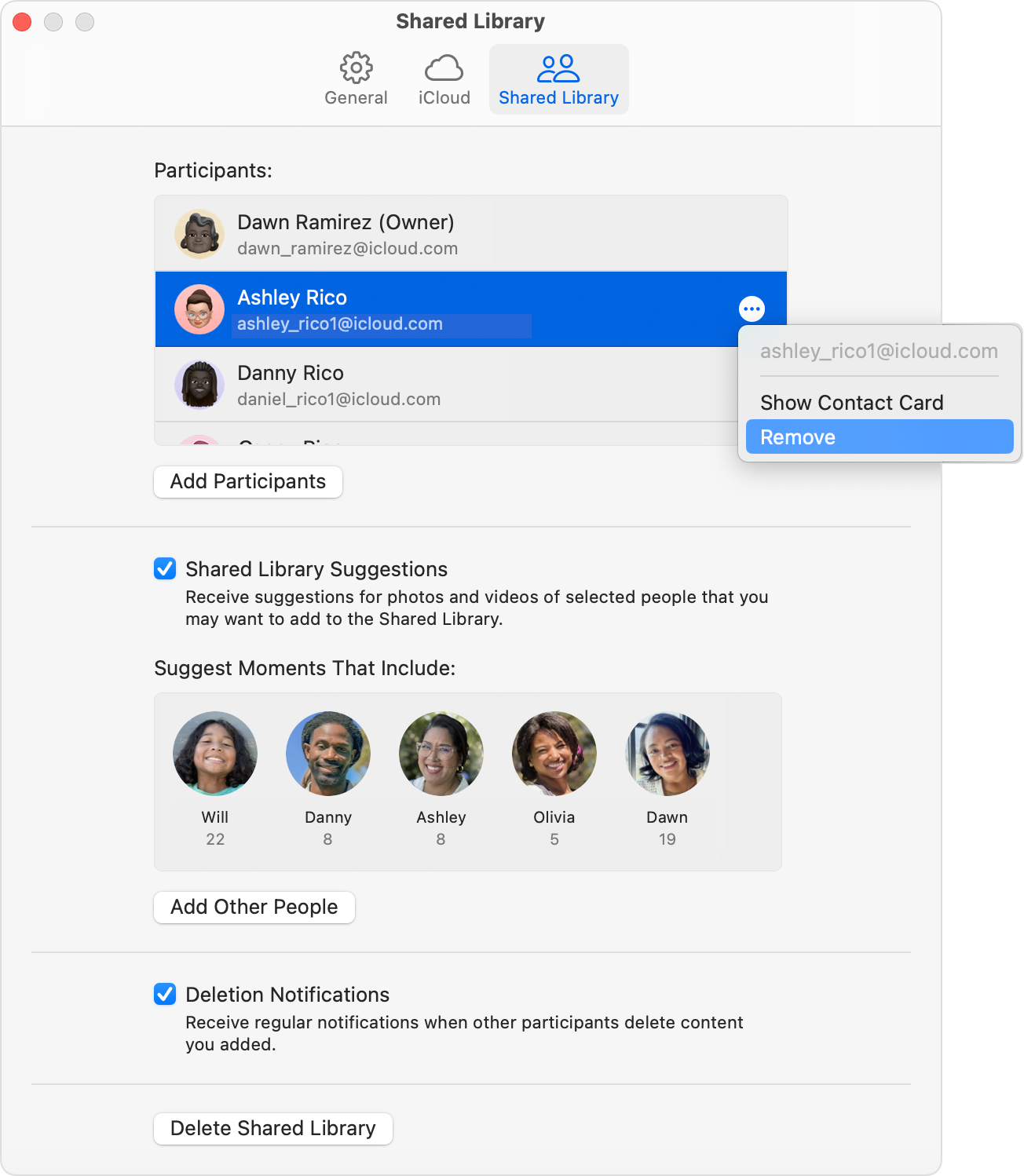 Leave iCloud Shared Photo Library Apple Support
