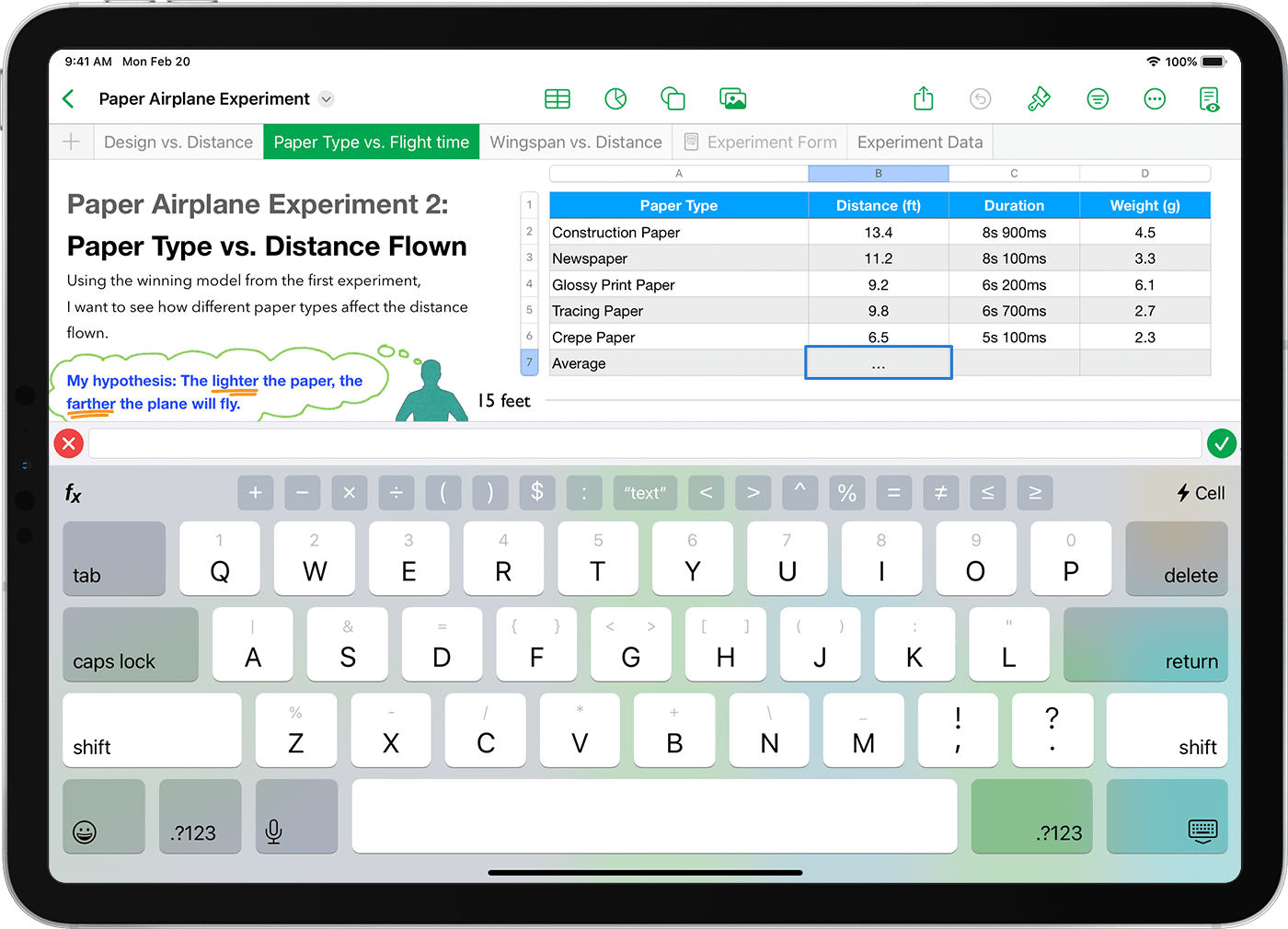Learn about simplified data entry in Numbers for iPhone and iPad - Apple  Support