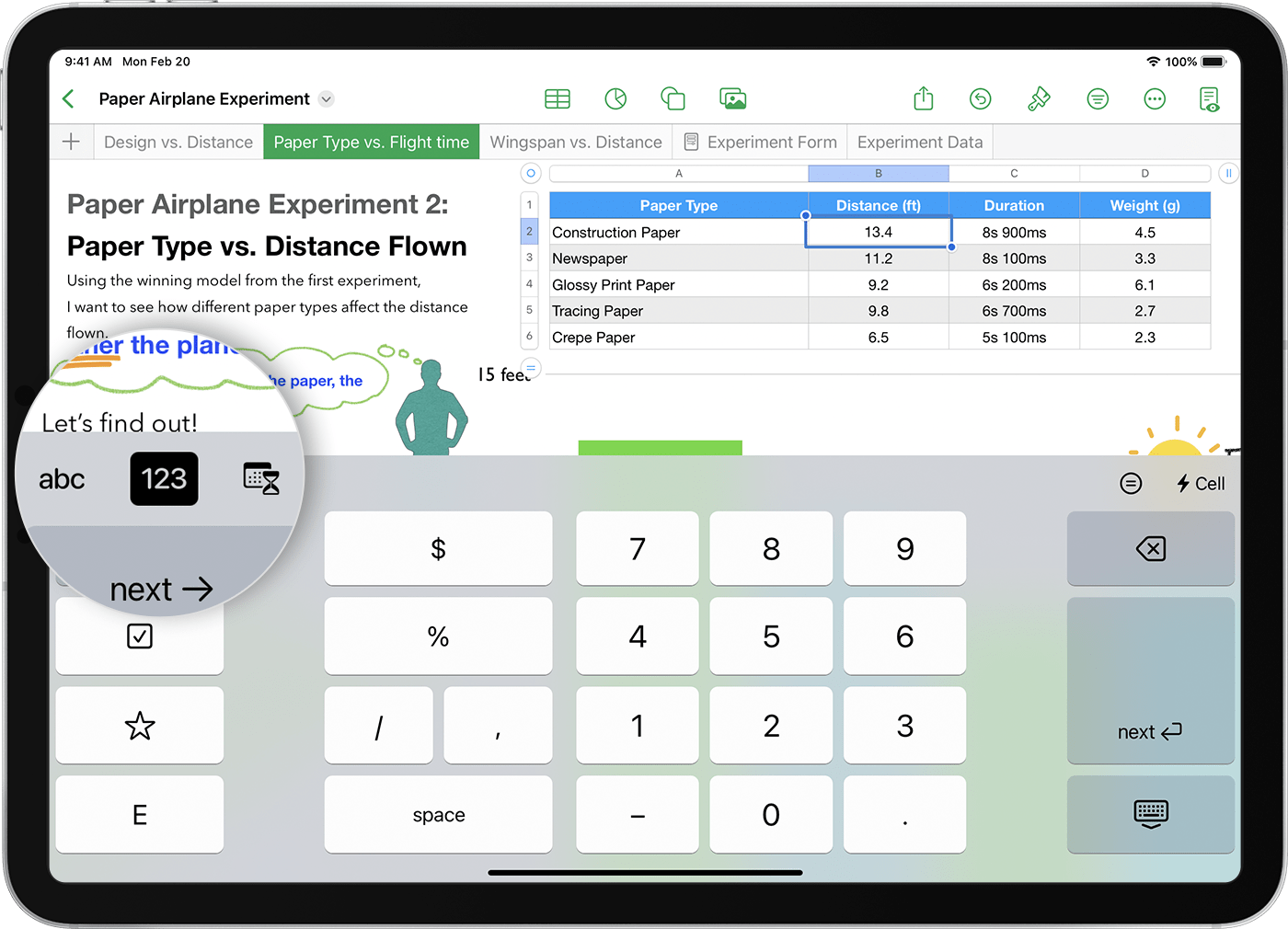 Find out about simplified data entry in Numbers for iPhone and iPad – Apple  Support (UK)