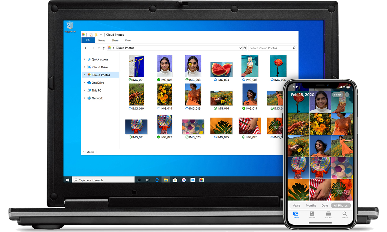 Set Up And Use Icloud Photos On Your Windows Pc Apple Support